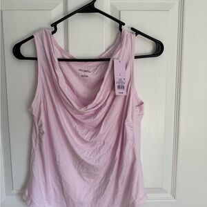 Wild Fable Pink Draped Sleeveless Tank Top